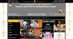 Desktop Screenshot of nimsmusic.com